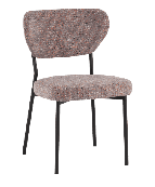 Мягкие стулья с обивкой из ткани