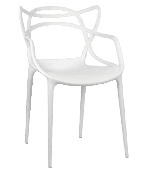 Пластиковые белые стулья
