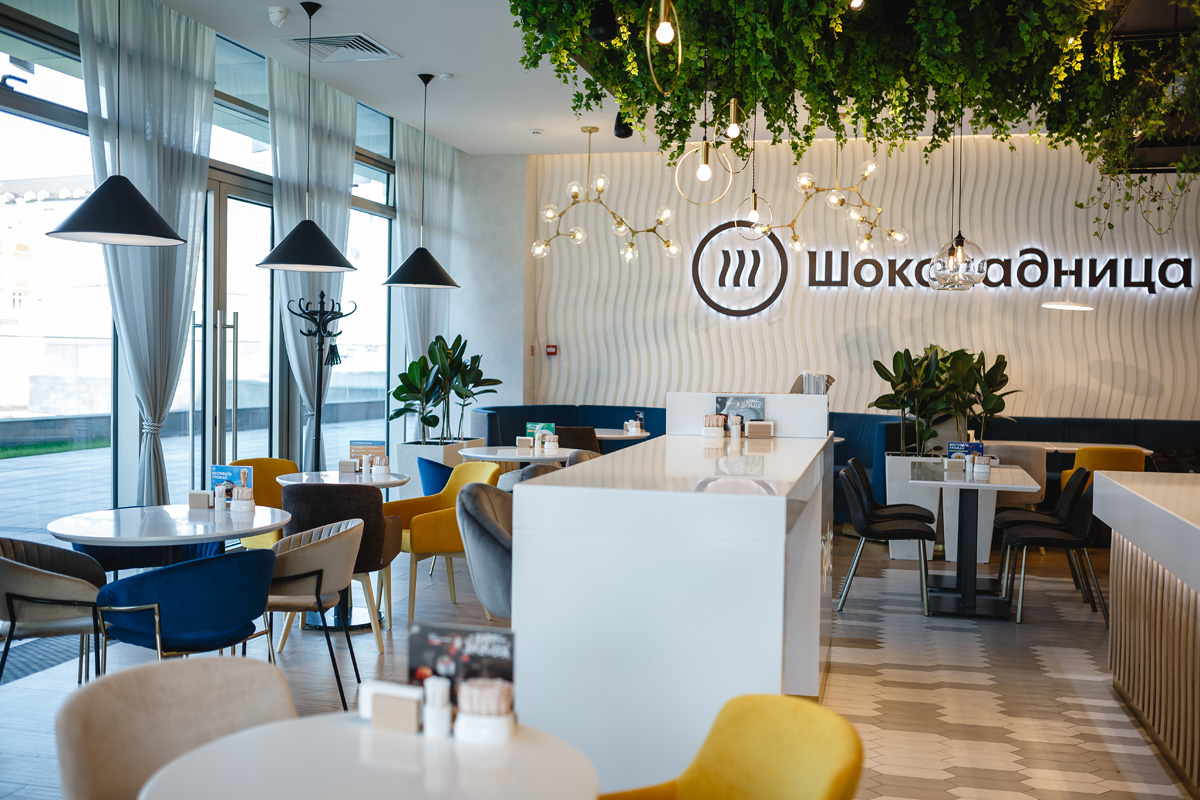 Мебель для сети кофеен «Шоколадница»