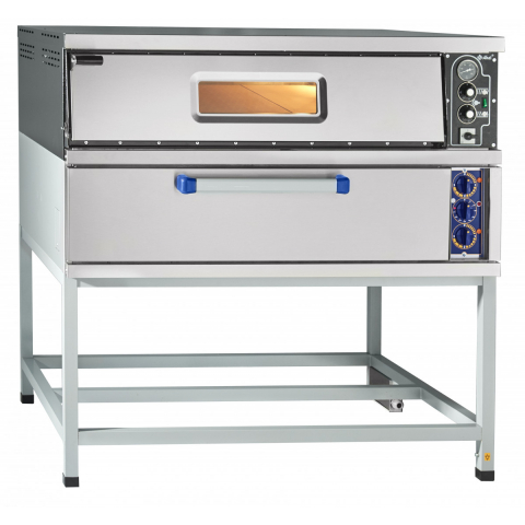 Печь электрическая для пиццы ПЭП-6-01 (с крышей краш.)