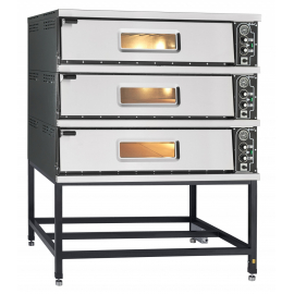 Печь электрическая для пиццы ПЭП-6-01 (с крышей краш.)