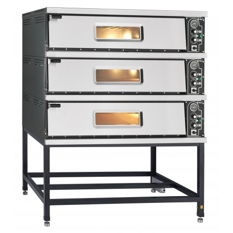 Печь электрическая для пиццы ПЭП-6-01 (с крышей краш.)