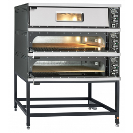 Печь электрическая для пиццы ПЭП-6-01 (с крышей краш.)