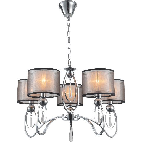 Люстра подвесная Moderli V2585-5P Dark 5*E14*60W