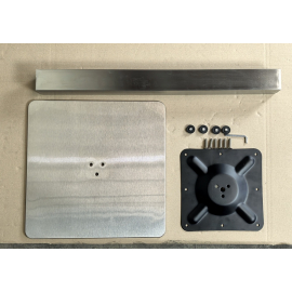 Подстолье 1022EM квадратная опора из нержавеющей стали для кафе