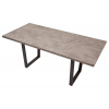 Стол ЛОФТ 138 Бетон Портленд/ Черный