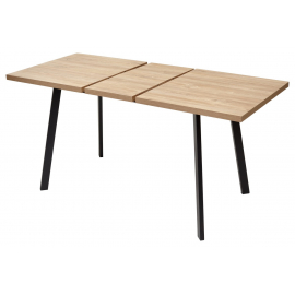 Стол ФИН 120 Дуб Канзас/ черный каркас
