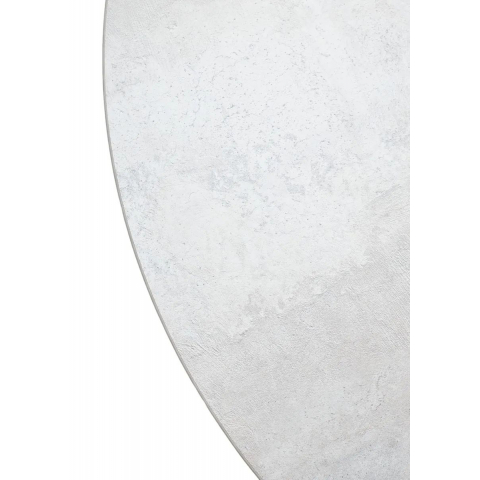 Стол КОРФУ 100 раскладной Цемент светлый / черный каркас