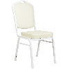 Банкетный стул Корона 25 Кож.зам белый
