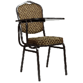 Банкетный стул Корона 20 с пюпитром Жаккард арш темно-коричневый