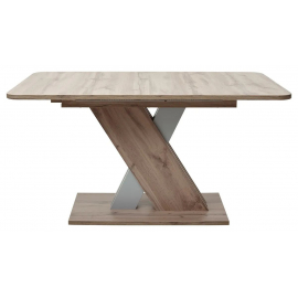 Стол EXEL 140 Дуб Трюфель/ Алюминий