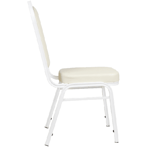 Банкетный стул Корона 25 Кож.зам белый