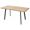 Стол ФИН 120 Дуб Канзас/ черный каркас