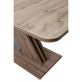 Стол EXEL 140 Дуб Трюфель/ Алюминий