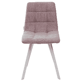 Стул CHILLI SQUARE UF860-04B сиреневый, ткань/ белый каркас