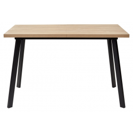 Стол ФИН 120 Дуб Канзас/ черный каркас