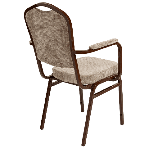 Корона 20 с подлокотниками Шенилл бежевый