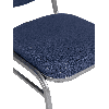 Банкетный стул Корона 20 Рогожка синяя/серебро