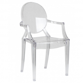 Стул обеденный LOUIS GHOST, цвет прозрачный