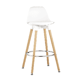 Стул барный Мартин белый