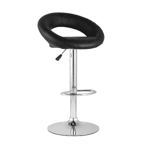 Стул барный Купер черный с подъёмным механизмом
