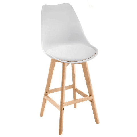 Барный стул Burbon белый