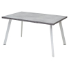 Стол BRICK M 120 Бетон Портленд/ Белый
