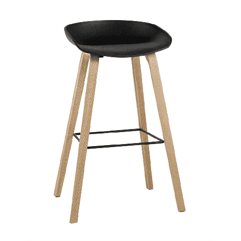 Стул барный LIBRA ЧЕРНЫЙ