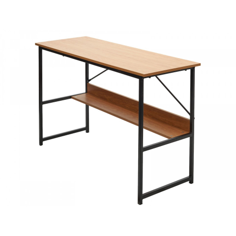 Компьютерный стол LUCIA H475 Дуб натуральный / черный каркас