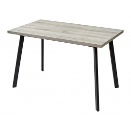 Стол ФИН 120 Дуб Шерман серый/ черный каркас