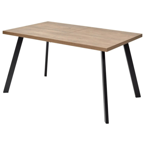 Стол BRICK M 120 Дуб Канзас/ Черный