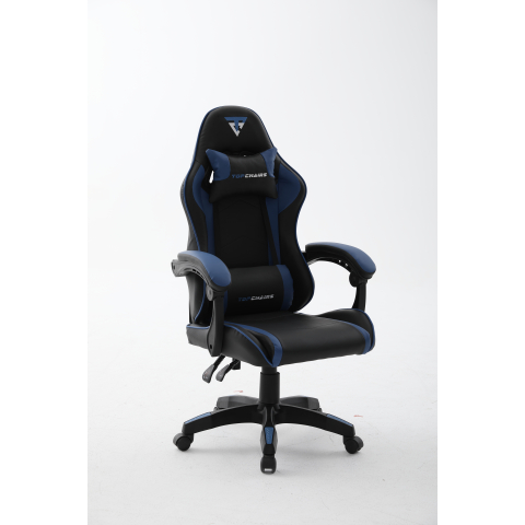 Кресло спортивное TopChairs Shadow черно-синий