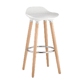 Стул барный Модерн белый