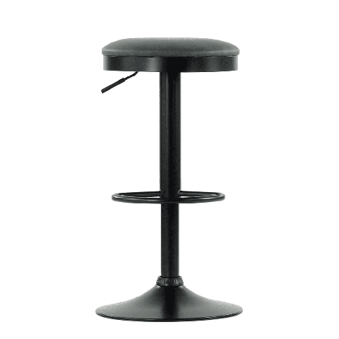 Барный стул N-129 зеленый с черным каркасом из металла