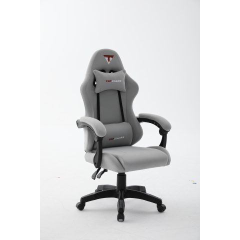 Кресло спортивное TopChairs Druid серый ткань