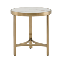 Журнальный столик Адриана 50*50 см светлая керамика