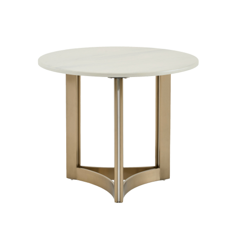 Журнальный столик Кассия 60*60 см светлая керамика