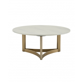 Журнальный столик Кассия 90*90 см светлая керамика