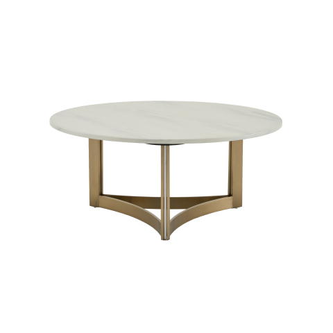 Журнальный столик Кассия 90*90 см светлая керамика