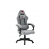 Кресло спортивное TopChairs Druid серый ткань