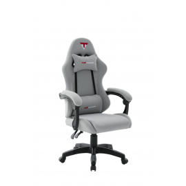 Кресло спортивное TopChairs Druid серый ткань