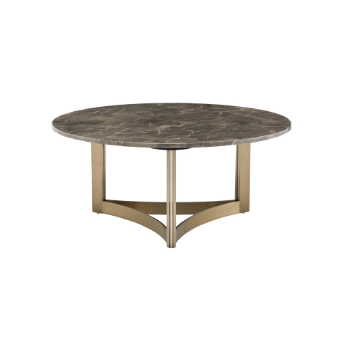 Журнальный столик Кассия 90*90 см темная керамика