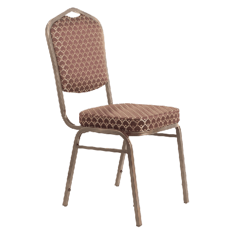 Банкетный стул Корона 20 Жаккард арш темно-коричневый