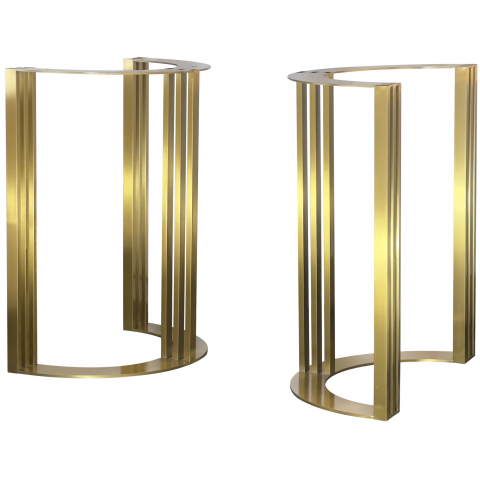 Дизайнерское подстолье 2125EM золотого цвета