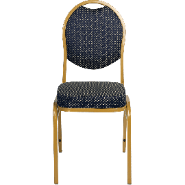 Банкетный стул Премьер Жаккард корона синяя/золото