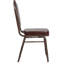 Банкетный стул Корона 25 Кож.зам коричневый/коричневый