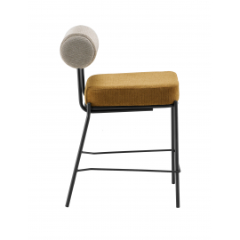 Стул полубарный Ponpoun бежевый терракотовый