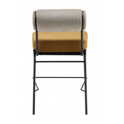 Стул полубарный Ponpoun бежевый терракотовый