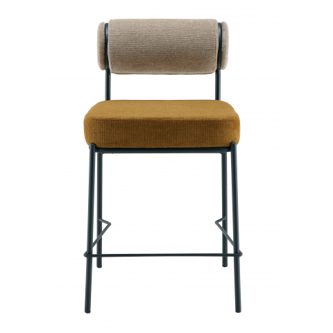 Стул полубарный Ponpoun бежевый терракотовый