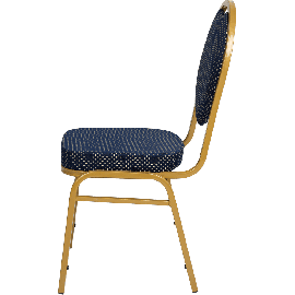 Банкетный стул Премьер Жаккард корона синяя/золото